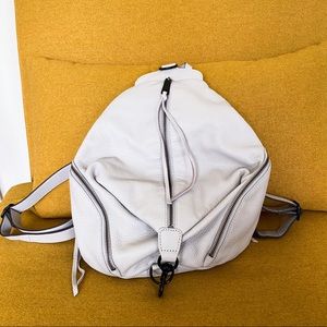 Rebecca Minkoff stone grey/white backpack